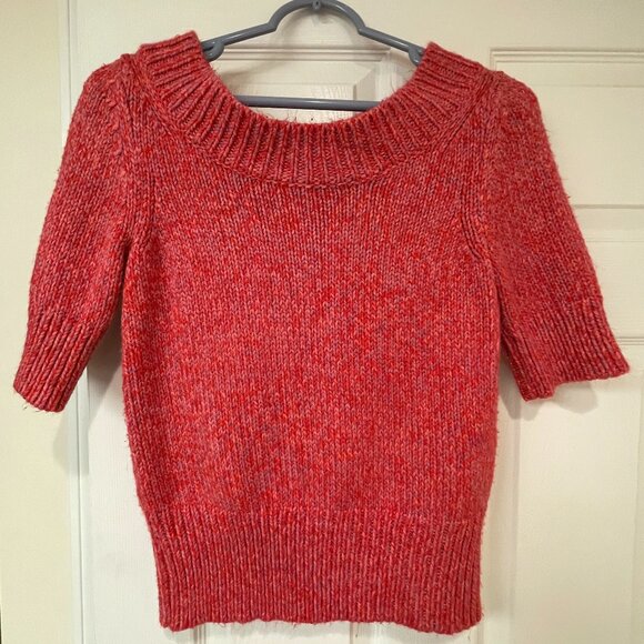 Worthington Womens Short Sleeve Sweater Size Medium - Metallic accents - Picture 1 of 12